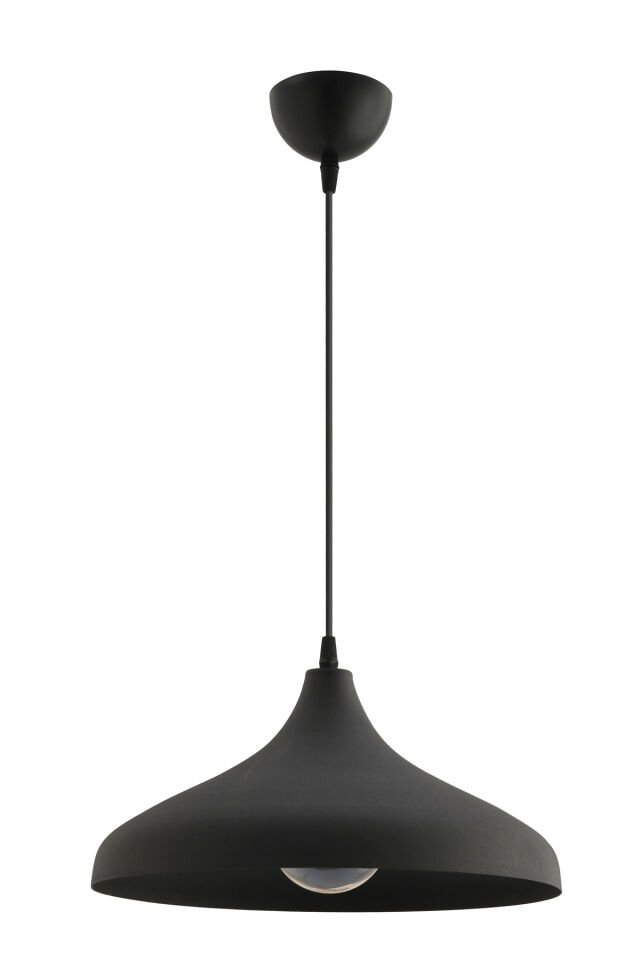 Kaizer Siyah 36 Cm Modern Avize Sarkıt Rustik Mutfak Kuaför Cafe Lamba Dekoratif Aydınlatma