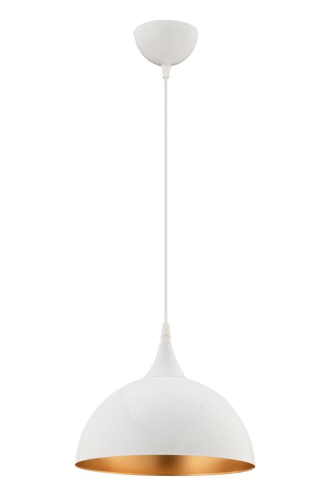 Nudo 26 cm Beyaz Modern Avize Sarkıt Salon Mutfak Kuaför Cafe Lamba Dekoratif Aydınlatma