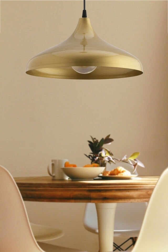 Kaizer Vintage 36 Cm Modern Avize Sarkıt Rustik Mutfak Kuaför Cafe Lamba Dekoratif Aydınlatma