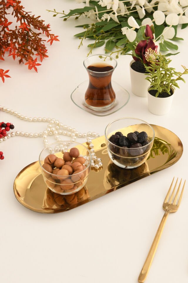 Barel Paslanmaz Oval Sunum Tepsisi 1 Adet