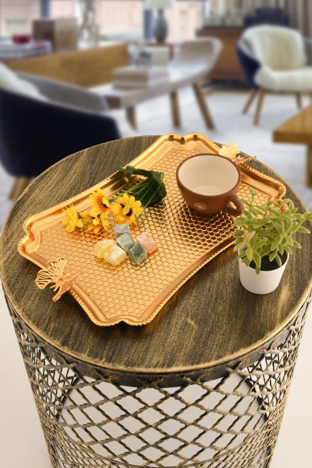 Fiano Kelebek Petek Model Kelebek Detaylı Sunum Tepsisi 1 Adet