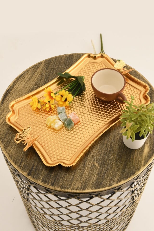 Fiano Kelebek Petek Model Kelebek Detaylı Sunum Tepsisi 1 Adet