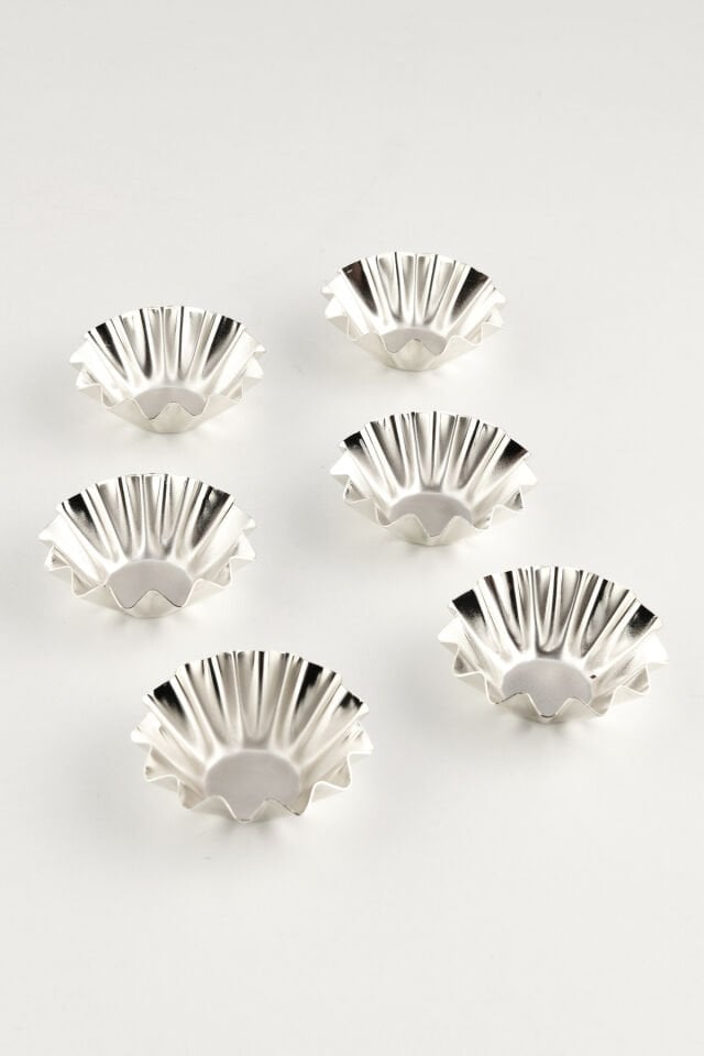 Etis 6 Parça Şekerlik Lokumluk Gümüş Sunum Tabağı Sofra Takımı İkram Misafir Servis