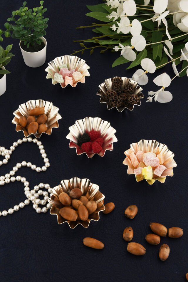 Piet Paslanmaz Tırtıklı Lokumluk Gümüş 6 Lı Takım