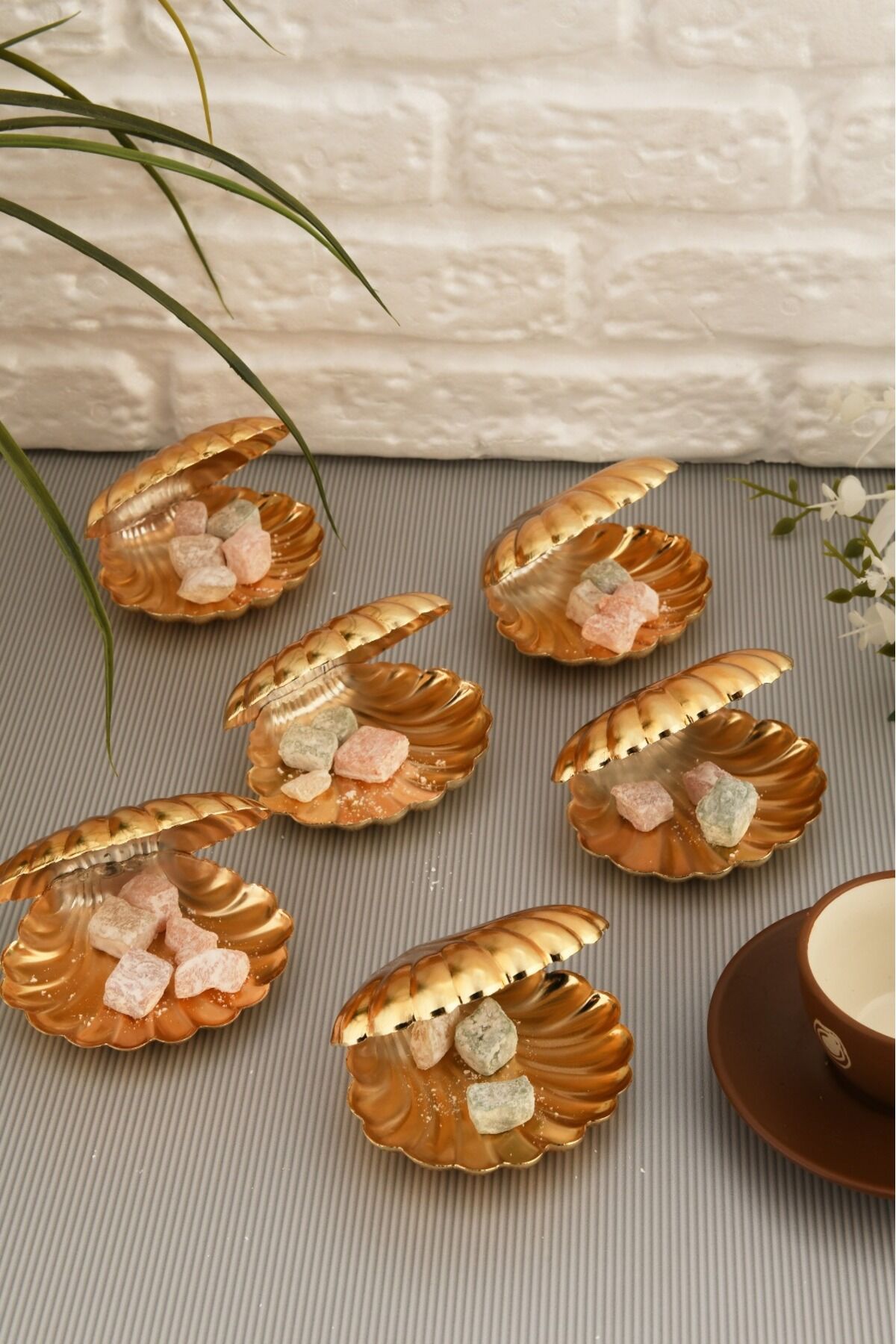 Brano 6 Lı Kahve Yanı Istiridye Lokumluk Gold