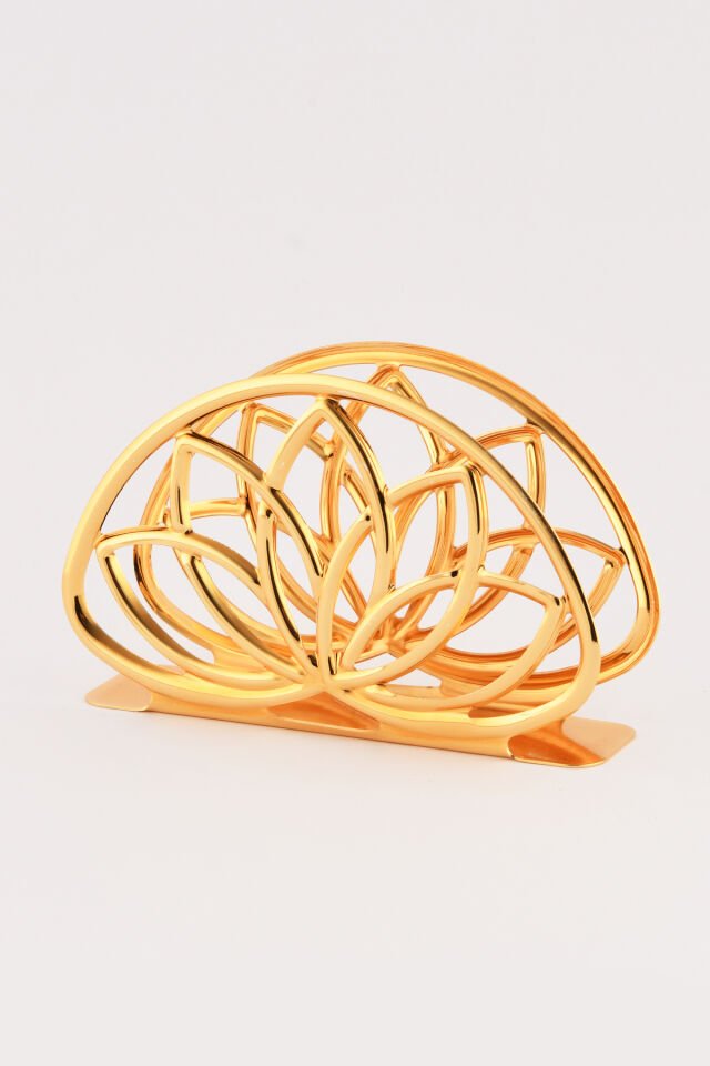 Almar Lotus Peçetelik 3 Lü Takım Gold