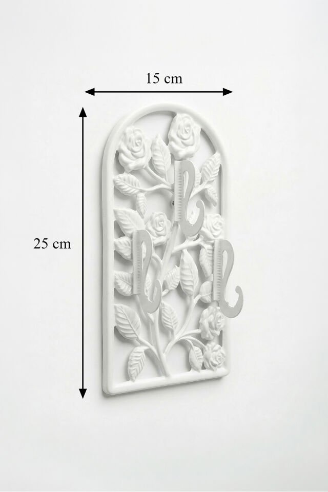 Levanda 3'lü Kapı Arkası Askılık Banyo Askısı Duvar Askısı Yapışkanlı Metal Boyalı Paslanmaz