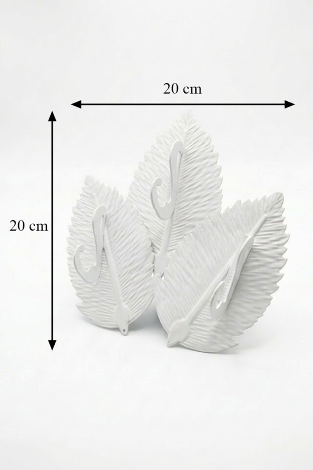 Ruby 3'lü Askılık Banyo Askısı Duvar Askısı Mutfak Askısı Güçlü Yapışkanlı Metal Boyalı Paslanmaz