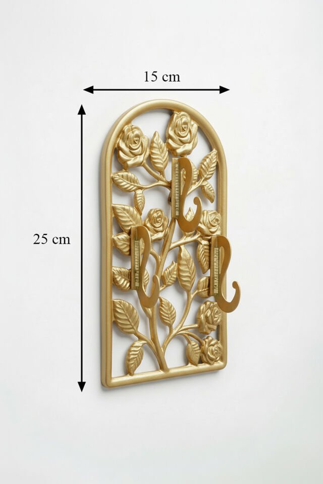 Levanda 3'lü Kapı Arkası Askılık Banyo Askısı Duvar Askısı Yapışkanlı Metal Boyalı Paslanmaz