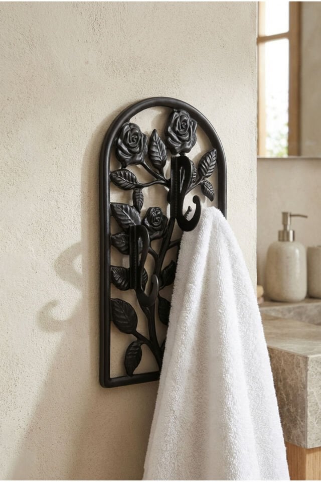 a 3'lü KLevand kapı Arkası Askılık Banyo Askısı Duvar Askısı Yapışkanlı Metal Boyalı Paslanmaz